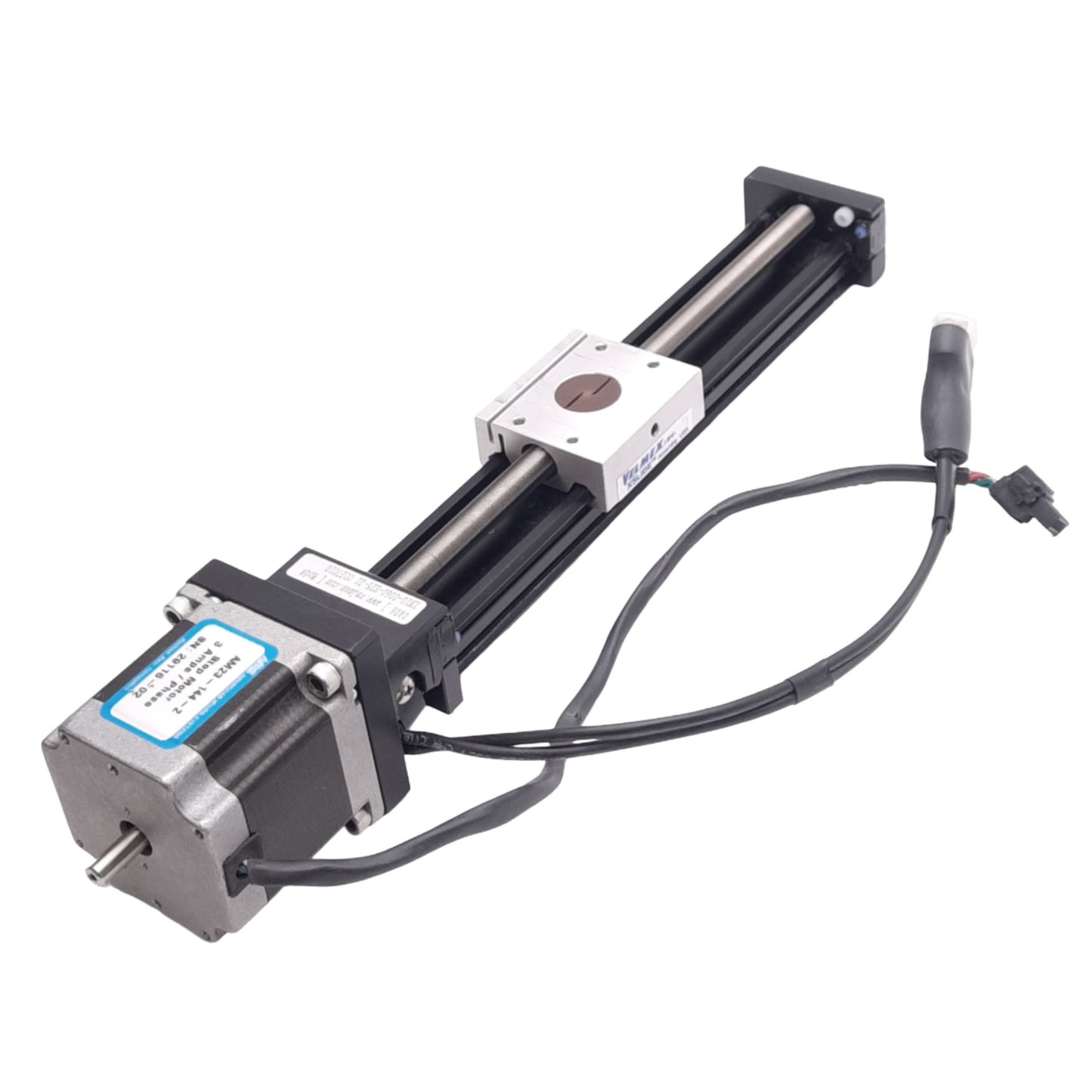 Used Velmex XN10-0060-E25-21 XSlide Motorized Linear Stage, 6in Travel, 1/40in Pitch