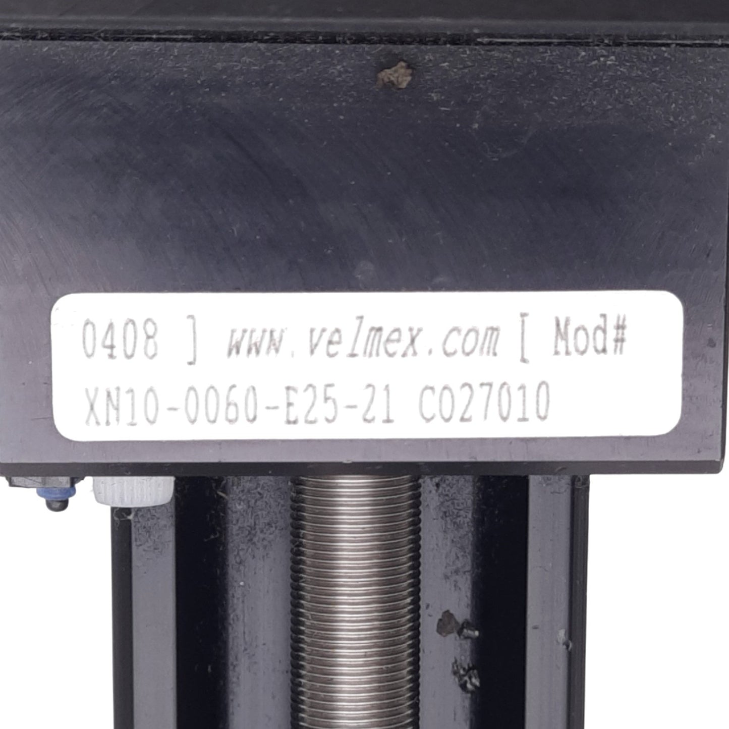 Used Velmex XN10-0060-E25-21 XSlide Motorized Linear Stage, 6in Travel, 1/40in Pitch