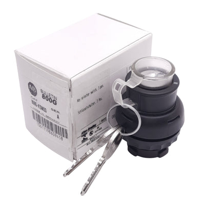 New Allen Bradley 800G-KSM33 Key Selector Switch, 3-Position Maintained, ø30mm