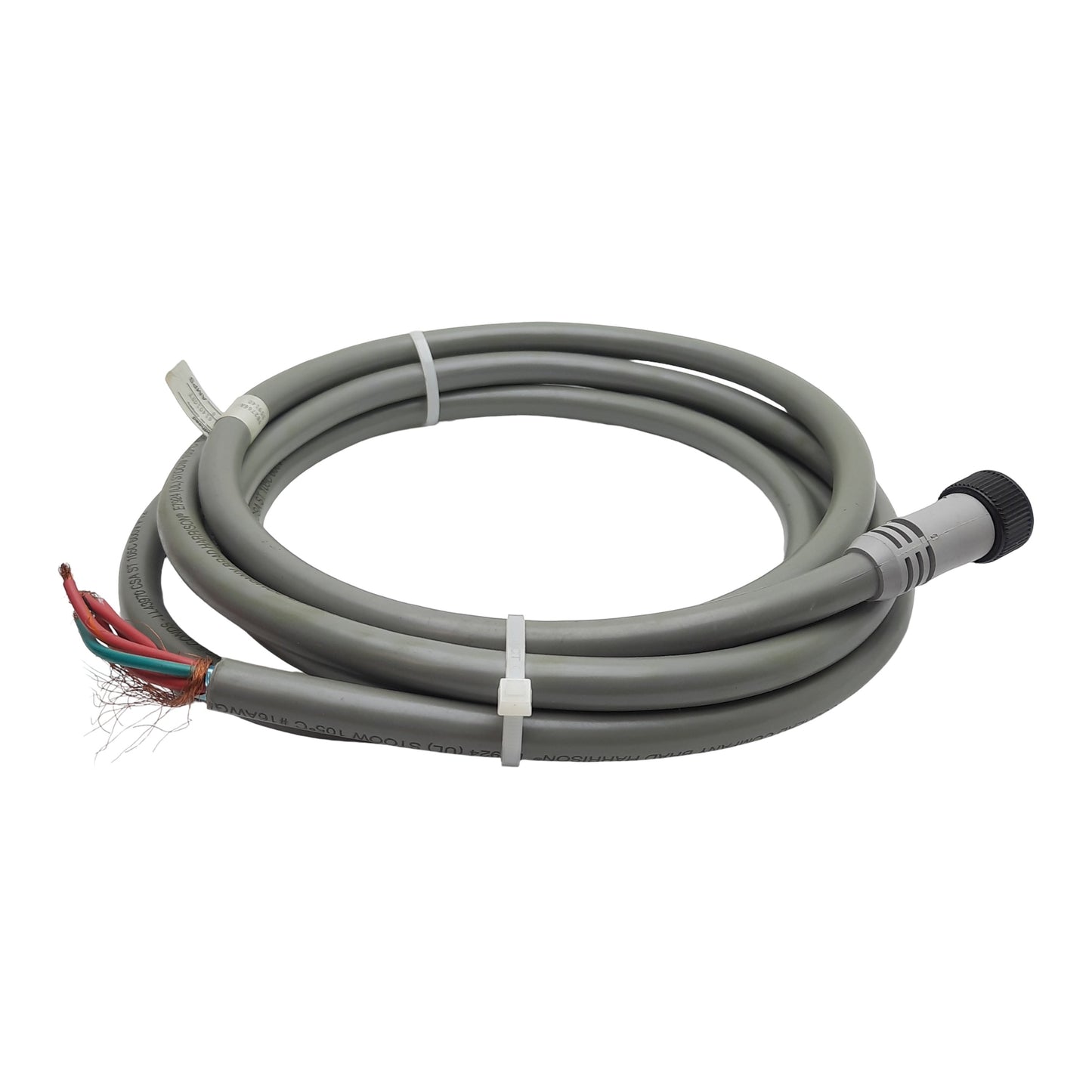 Used Woodhead 61401GRY Cordset 5-Pin Size A Mini-Change Female to Leads 8A 600V, 12ft
