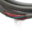 Used Woodhead 61401GRY Cordset 5-Pin Size A Mini-Change Female to Leads 8A 600V, 12ft