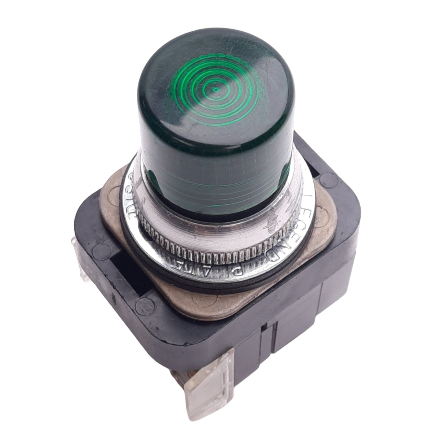 Used Allen Bradley 800T-PA16G Green Illuminated Pushbutton, ø30mm, 1NO 1NC, 600V Max