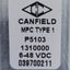 New Lot of 2 Canfield Connector P5103-1310000 PG9 Solenoid Mini Strain Relief 48VDC