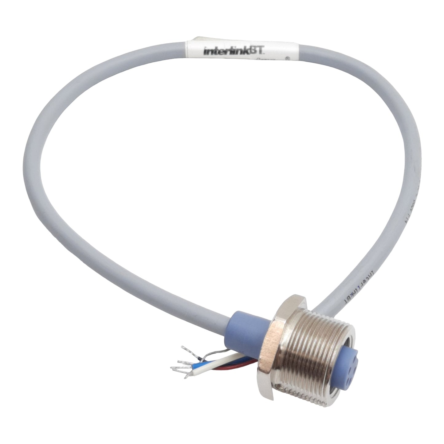 Used InterlinkBT U8111 Cordset, 5-Pin 7/8in-16 UN Female to Leads, 4A 300V, 0.36m