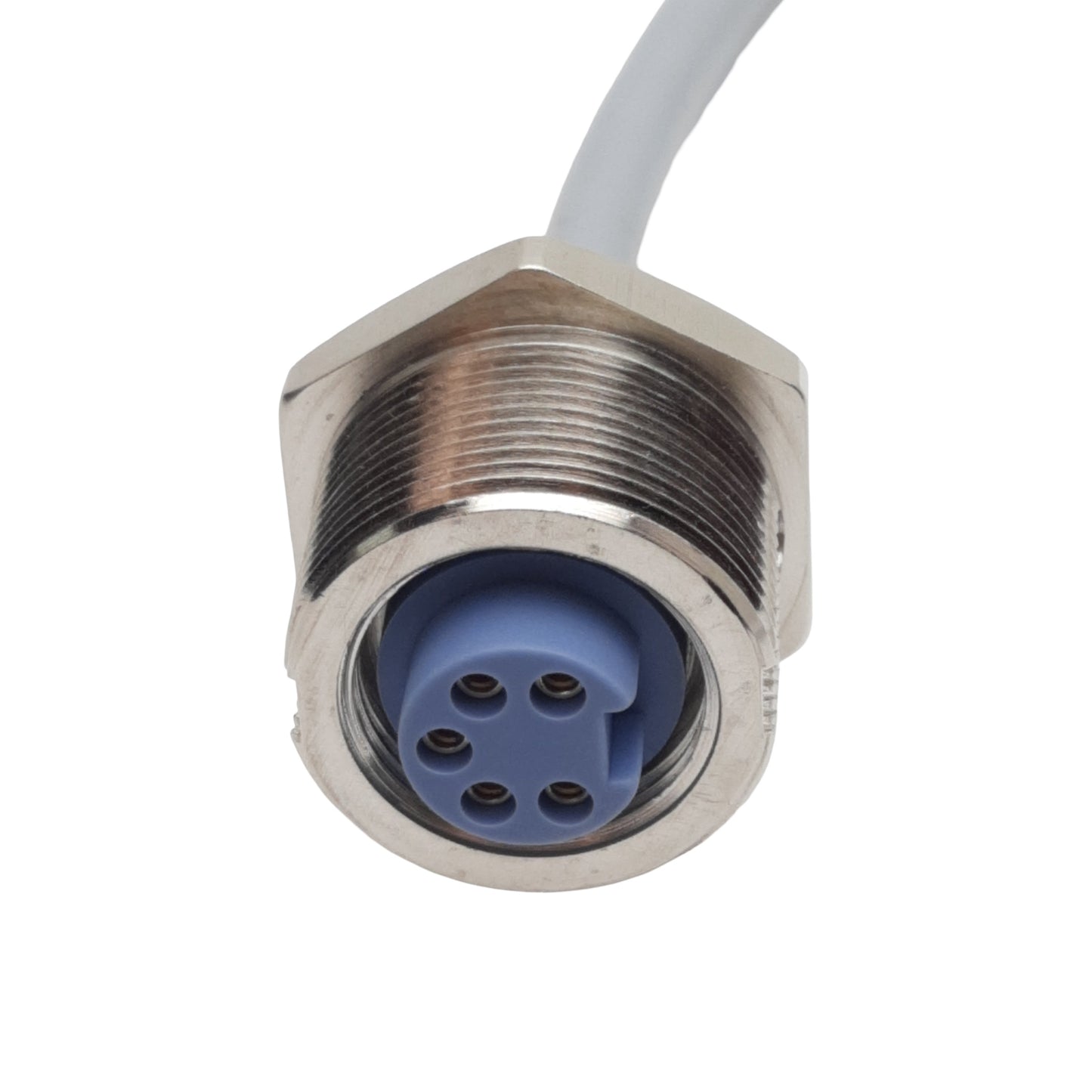 Used InterlinkBT U8111 Cordset, 5-Pin 7/8in-16 UN Female to Leads, 4A 300V, 0.36m
