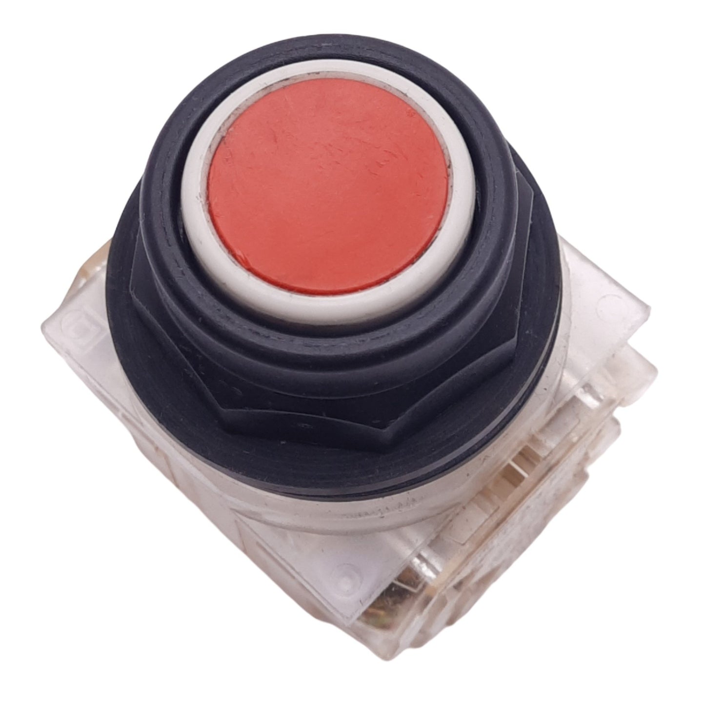 Used Schneider Electric 9001SKR1RH2 Red Pushbutton Switch, ø30mm, 2NO 2NC, 600V 10A