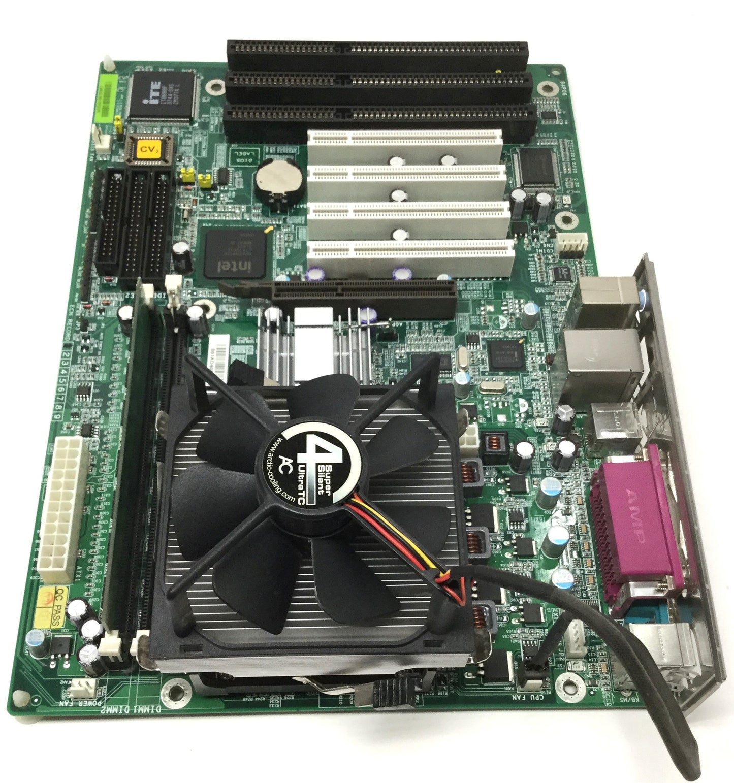 Used IPOX IP-4GVI83 Rev 3.1 ATX Motherboard w/Intel Celeron 2GHz Processor 512MB RAM