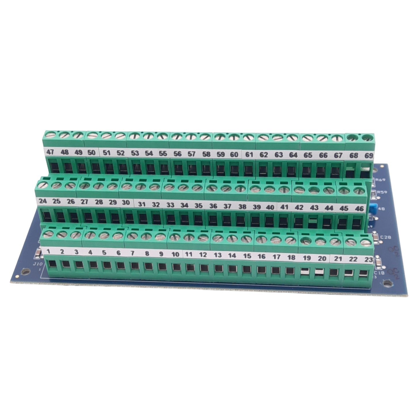 Used OMS Motion IO68 Breakout Board, 68-Pin SCSI Female to Screw Terminals