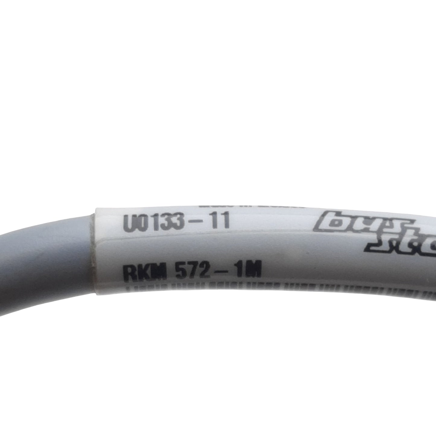 Used Turck U0133-11 BusStop Cordset, 5-Pin 7/8in MiniFast Female to Leads, 3ft
