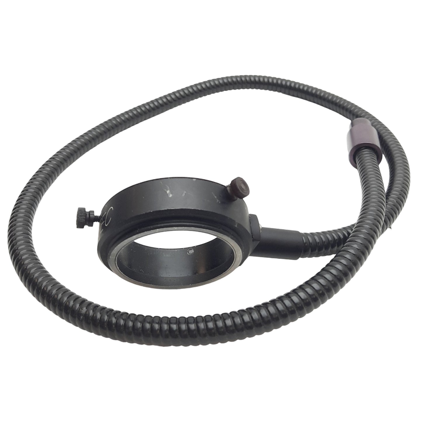Used Fostec A22030 Fiber Optic Ring Light 1.25in-3.5in, ø53.1mm ID, ø5/8in Input