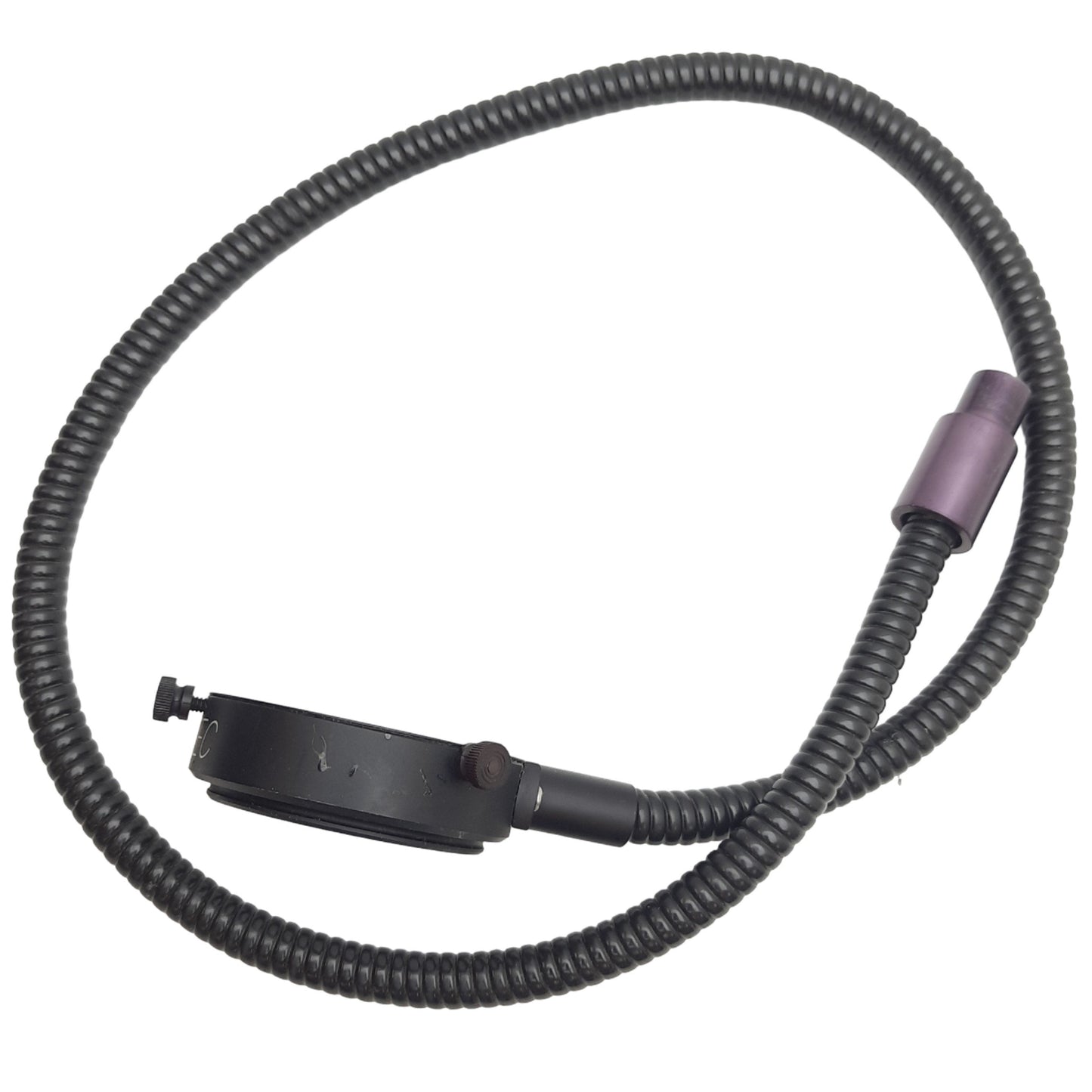 Used Fostec A22030 Fiber Optic Ring Light 1.25in-3.5in, ø53.1mm ID, ø5/8in Input