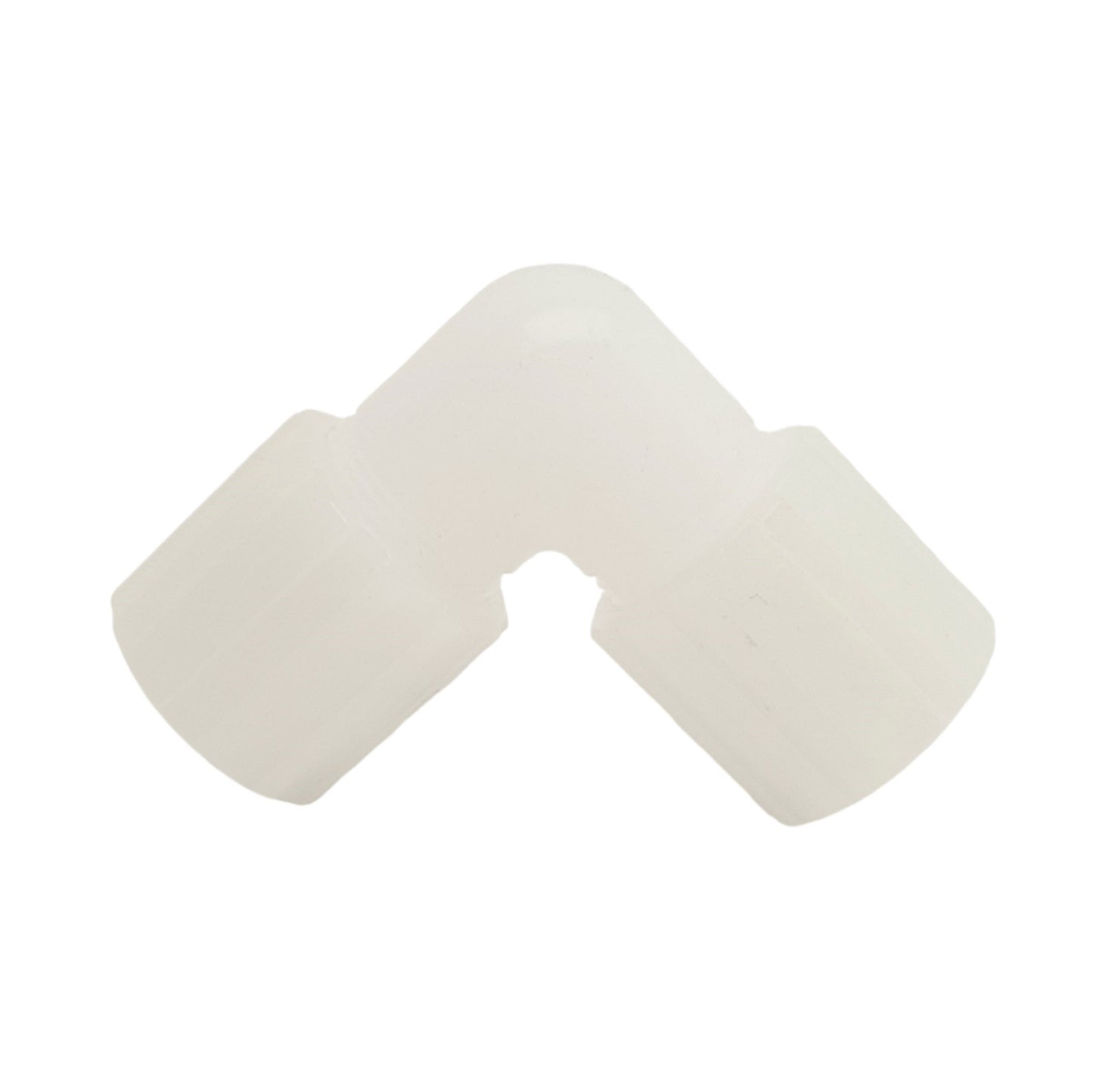 Used Parker FEC-12 Parflare Elbow Tube Fitting, PVDF Nut, 3/4in, 125psig Max