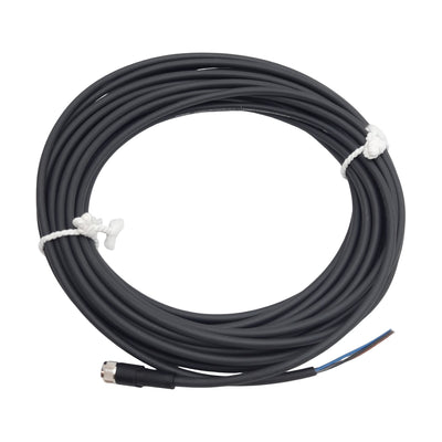 New Telemecanique XZCP0566L10 Cordset, 3-Pin M8 Female to Flying Leads, 10m