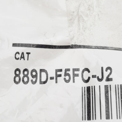 New Allen Bradley 889D-F5FC-J2 Cordset 5-Pin M12 DC Micro Female to Flying Leads, 2m