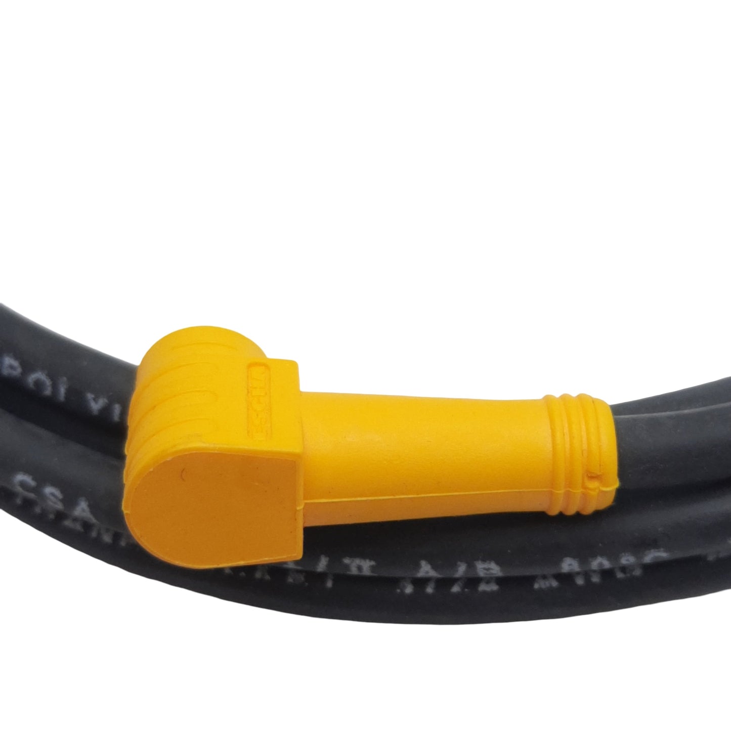 Used Banner 27491 PKW3-2 Cordset, 3-Pin M8 90° Female to Flying Leads, 125VAC 2A, 2m