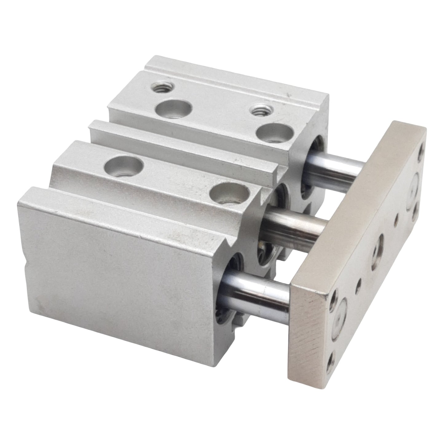 Used SMC MGPL16-10 Compact Guided Cylinder, ø16mm Bore, 10mm Stroke, M5 x 0.8, 1MPa