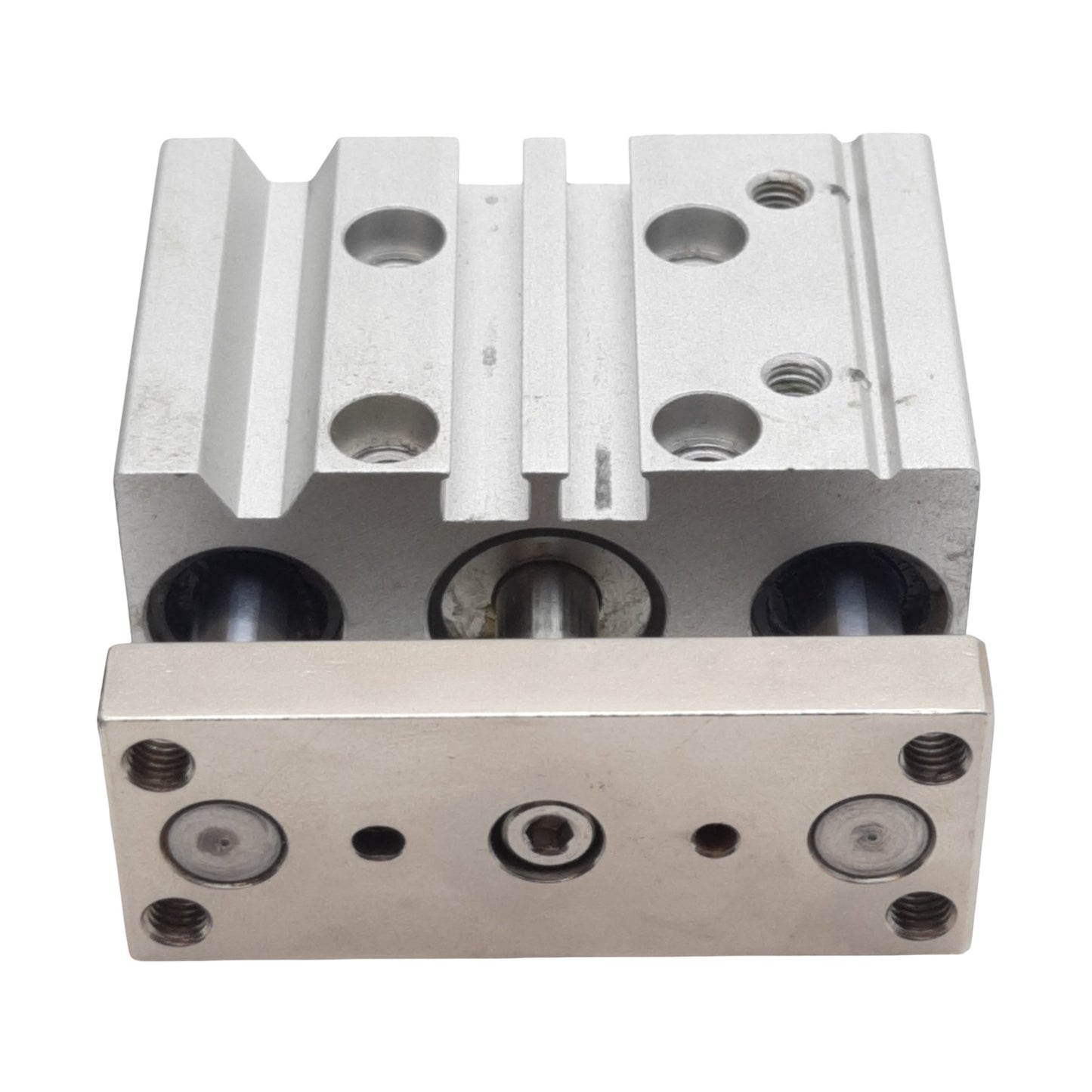 Used SMC MGPL16-10 Compact Guided Cylinder, ø16mm Bore, 10mm Stroke, M5 x 0.8, 1MPa