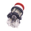 Used Eaton HT8CBRB Red Push/Pull E-Stop Button, ø30mm, 1 N.C., 600VAC/DC 12A Max