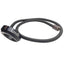 Used Leeds Fiber Optic Microscope Ring Light, ø49mm ID, 46in Length, ø10mm Bundle
