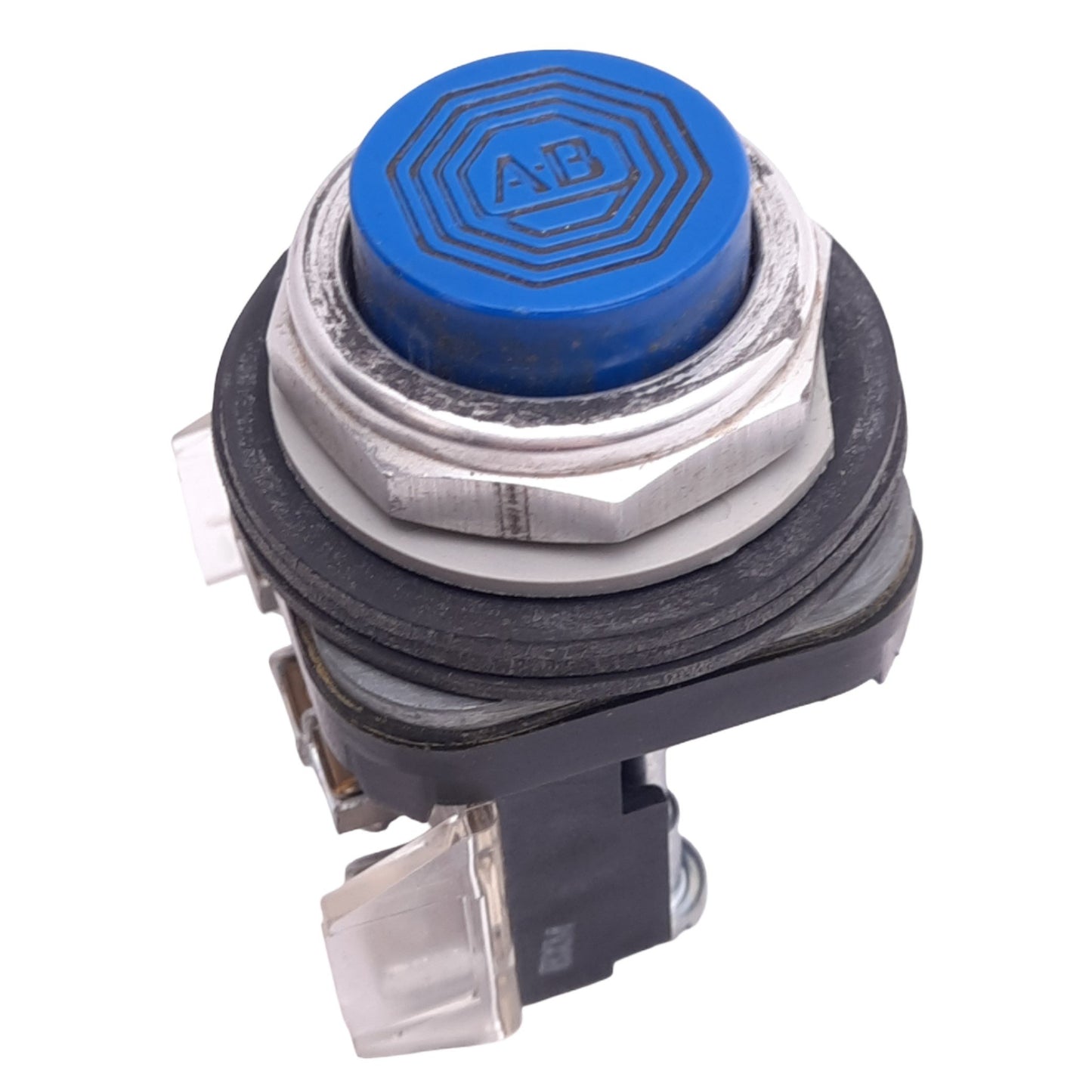 Used Allen Bradley 800T-B7A Blue Momentary Pushbutton, ø30mm, 1NC 1NO, 600VAC 10A Max