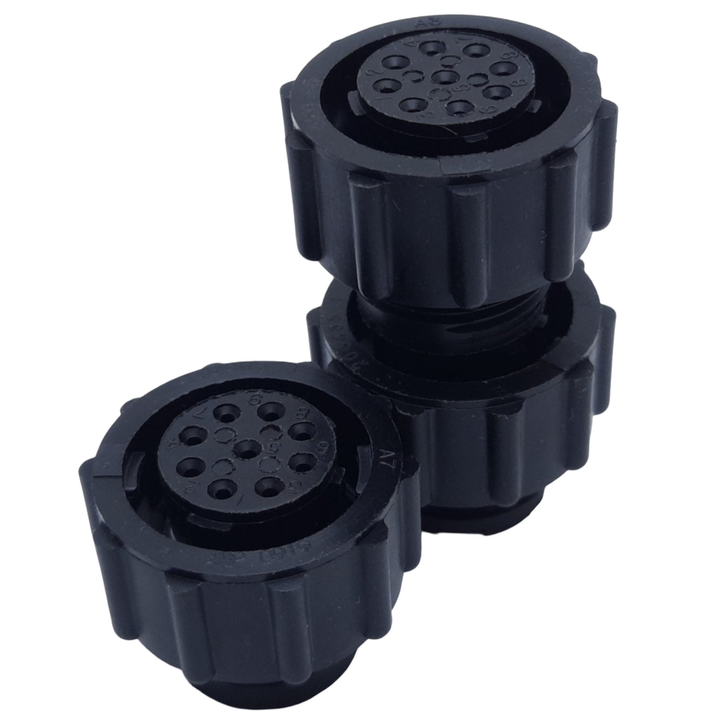 New – Open box Lot of 3 TE Connectivity 206485-1 Circular CPC Connector, 9-Position, 250V DC