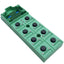 Used Phoenix Contact SACB-8/16-L-C Distributor Box, 8 M12 Slots 5-Pin, 24V DC