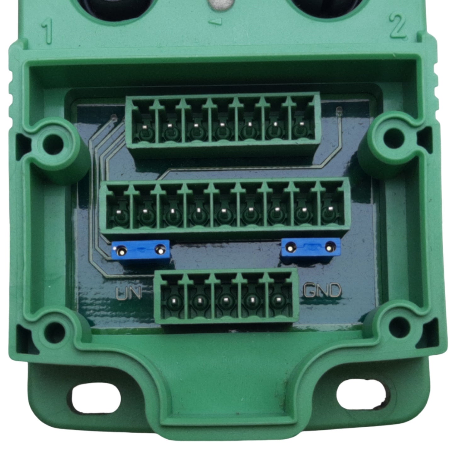 Used Phoenix Contact SACB-8/16-L-C Distributor Box, 8 M12 Slots 5-Pin, 24V DC