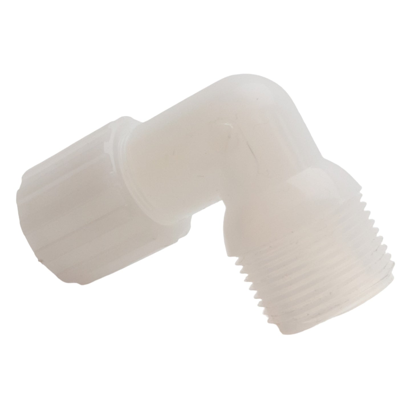 Used Parker FAME-1216 Male Elbow Fitting 3/4in Parflare to 1in NPT, 125psig Max
