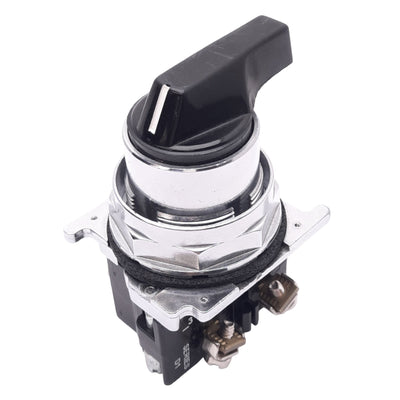 Used Eaton 10250T3033 Selector Switch, 3-Position Momentary L/Maintained R, 1NO 1NC