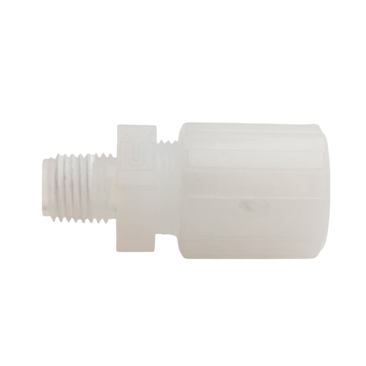 Used Parker FAMS-84 Tube Fitting/Adaptor, 1/2in Parflare to 1/4in NPT Male, 125psig
