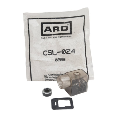 New ARO CSL-024 0298 Solenoid Connector, 24VAC/VDC, Strain Relief, Indicator, 22mm