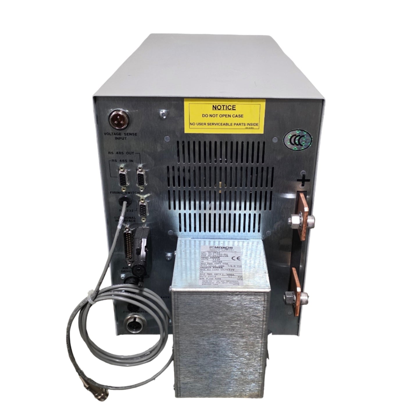 Used Unitek Miyachi 1-284-01 UB25 Linear DC Weld Controller 5-1000A, 10kW, 120VAC