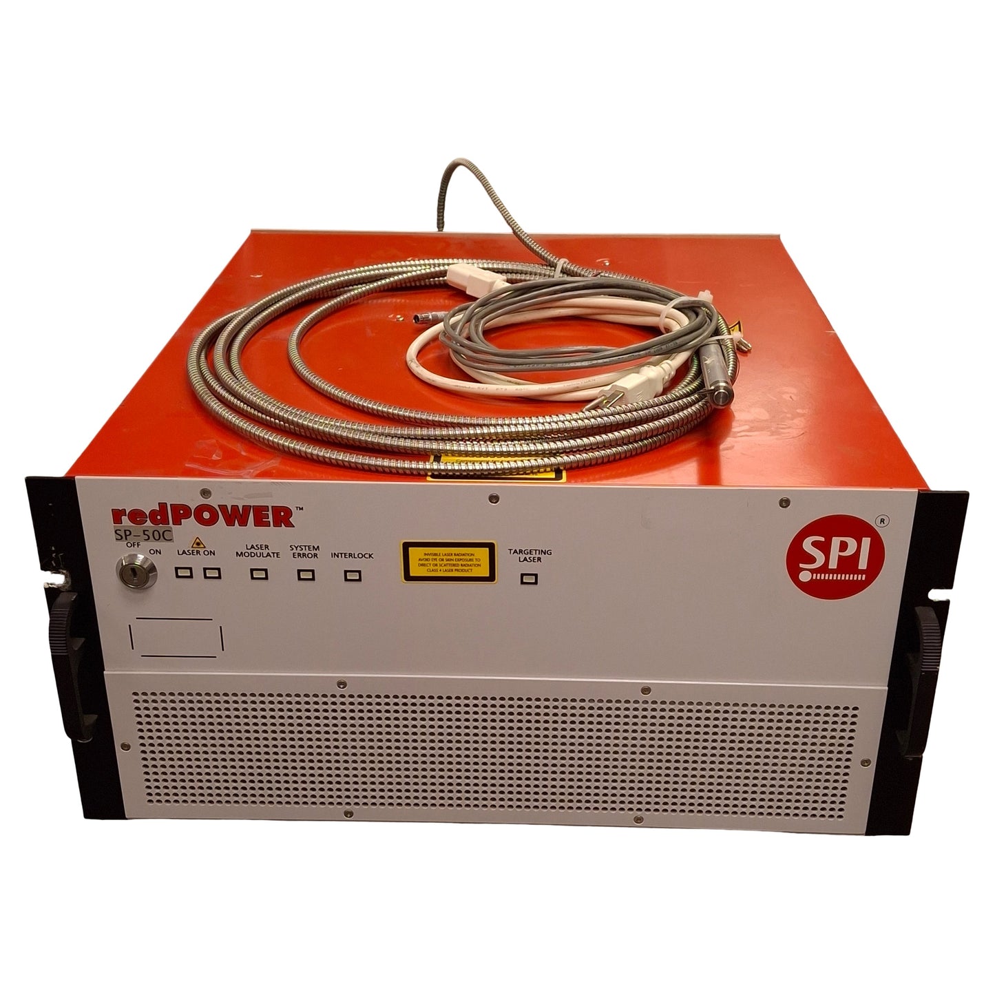 Used SPI Laser SP-50C-0012 redPower High Power Fiber Laser, 50W, 6m Fiber, 100-240VAC