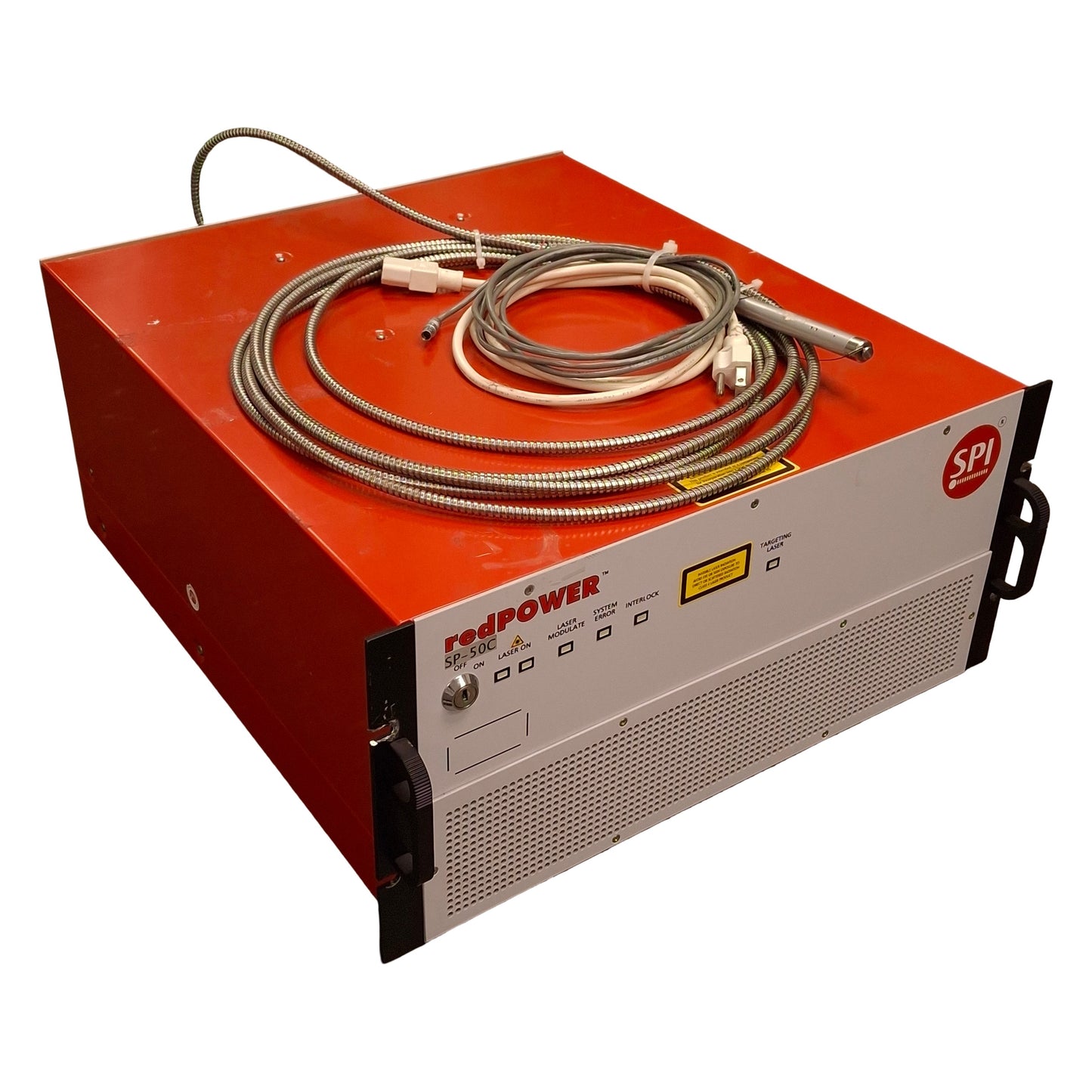 Used SPI Laser SP-50C-0012 redPower High Power Fiber Laser, 50W, 6m Fiber, 100-240VAC