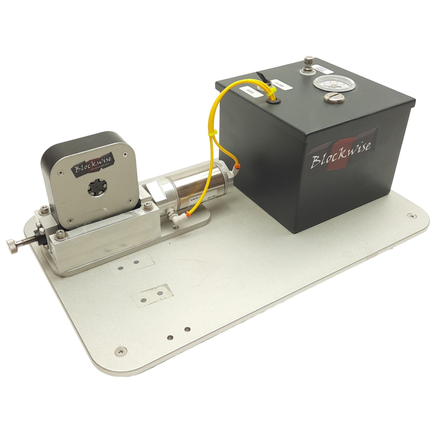 Used Blockwise GPJ Pneumatic 6-Jaw Short Center Loading Crimper, 0-5.5mm Range, 2700N