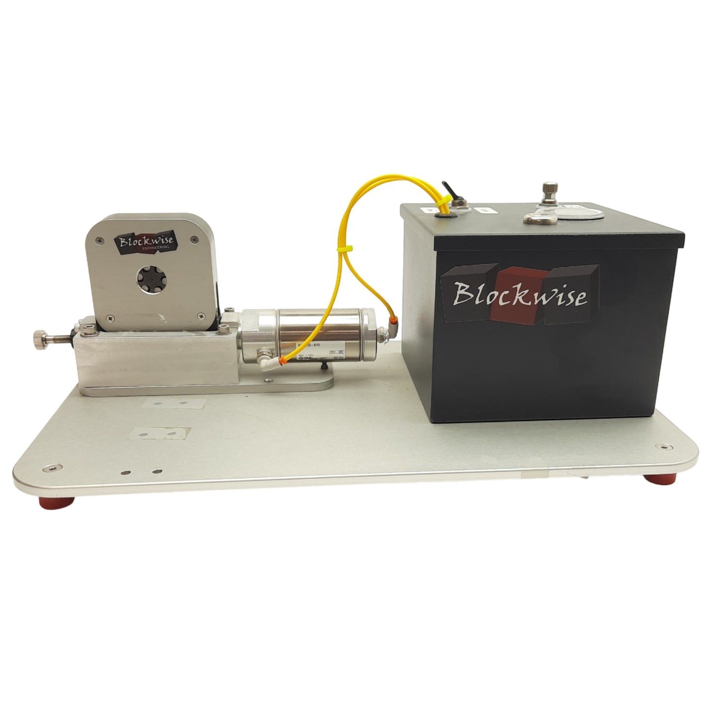 Used Blockwise GPJ Pneumatic 6-Jaw Short Center Loading Crimper, 0-5.5mm Range, 2700N