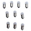 Used Lot of 10 Idec Izumi LS-2 24V1W-M Incandescent Light Bulb, ø9mm, 18V AC/DC
