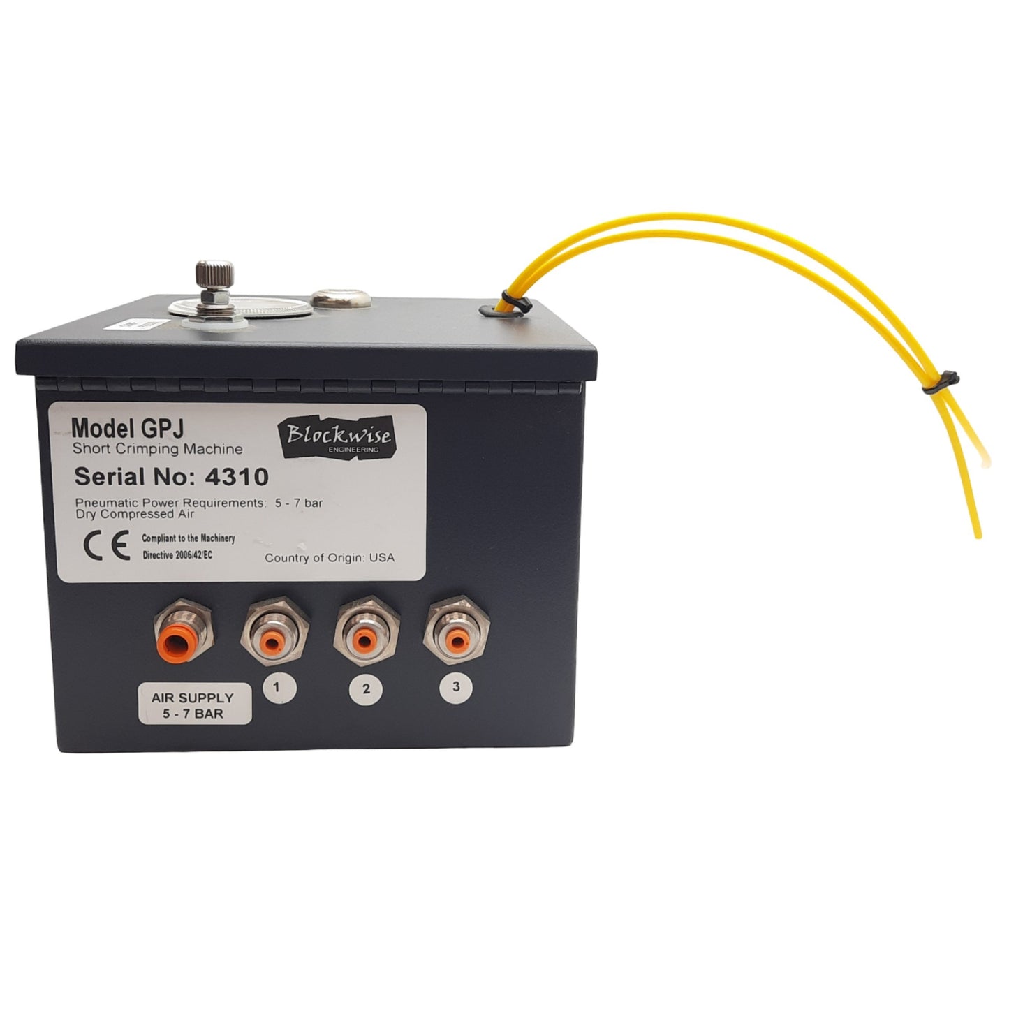 Used Blockwise Pressure Regulator Unit For GPJ Pneumatic Center Loading Short Crimper