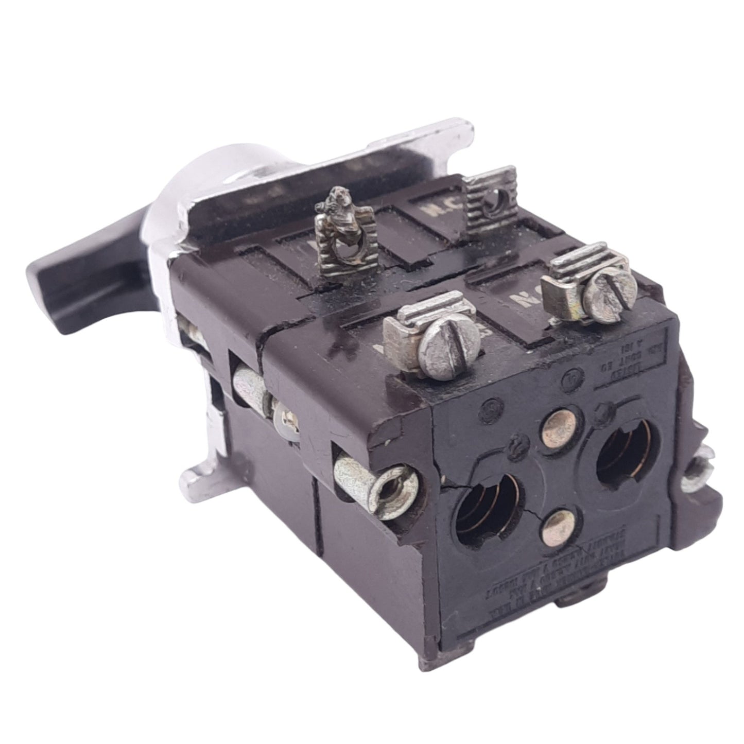 Used Eaton 10250T3023 Selector Switch, 3-Position Maintained, 2NO 2NC, 600VAC Max