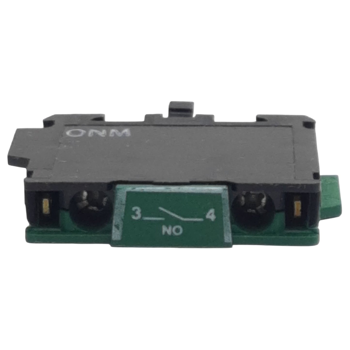 Used Allen Bradley 800E-X10 Pushbutton Contact Block, 1N.O., 600VAC/DC 10/2.5A, 22mm