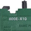 Used Allen Bradley 800E-X10 Pushbutton Contact Block, 1N.O., 600VAC/DC 10/2.5A, 22mm