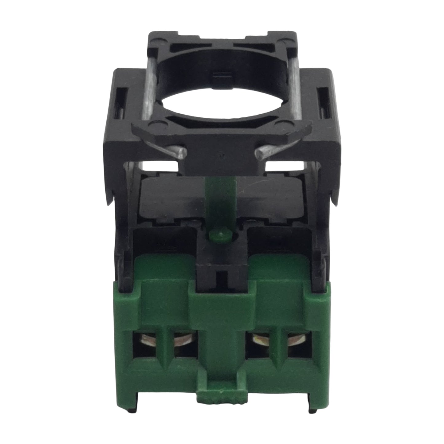 Used Telemecanique DA10 Pushbutton Contact Block, 1N.O. 1N.C., 10A 600VAC, 22mm