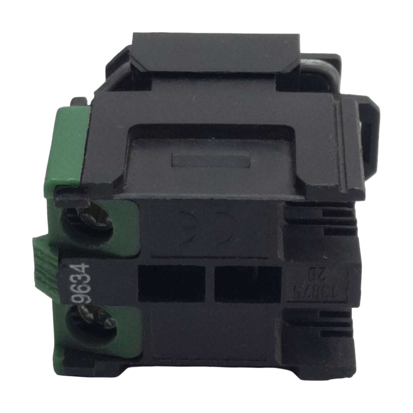 Used Telemecanique DA10 Pushbutton Contact Block, 1N.O. 1N.C., 10A 600VAC, 22mm