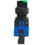 Used IDEC HW1F-2F20QD-G-24V Green 2-Position Maintained Selector Switch ø22mm, 2NO