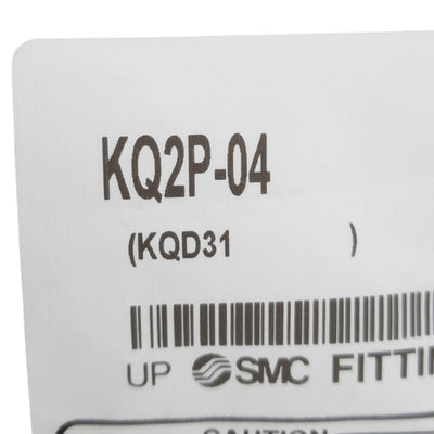 New Lot of 30 SMC KQ2P-04 Pneumatic Fitting Plug, ø4mm Push to Connect, 1.0MPa Max