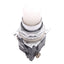 Used Eaton 10250T476C26-51 White Illuminated Pushbutton, 30mm, 1NC, 600VAC/250VDC Max