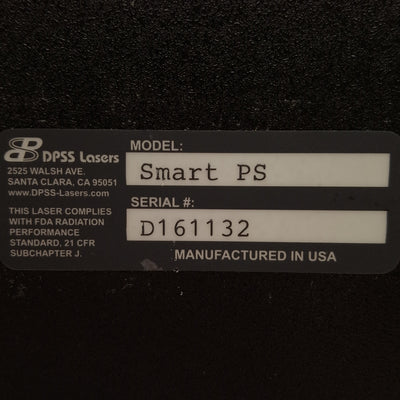 Used DPSS Lasers Smart PS Power Supply For 3500 Series Lasers w/ Cables, 100-240VAC