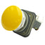 Used Allen Bradley 800T-D9D2 Yellow Mushroom Head Push Button ø30mm, 1NC, 600V, 10A