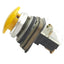Used Allen Bradley 800T-D9D2 Yellow Mushroom Head Push Button ø30mm, 1NC, 600V, 10A
