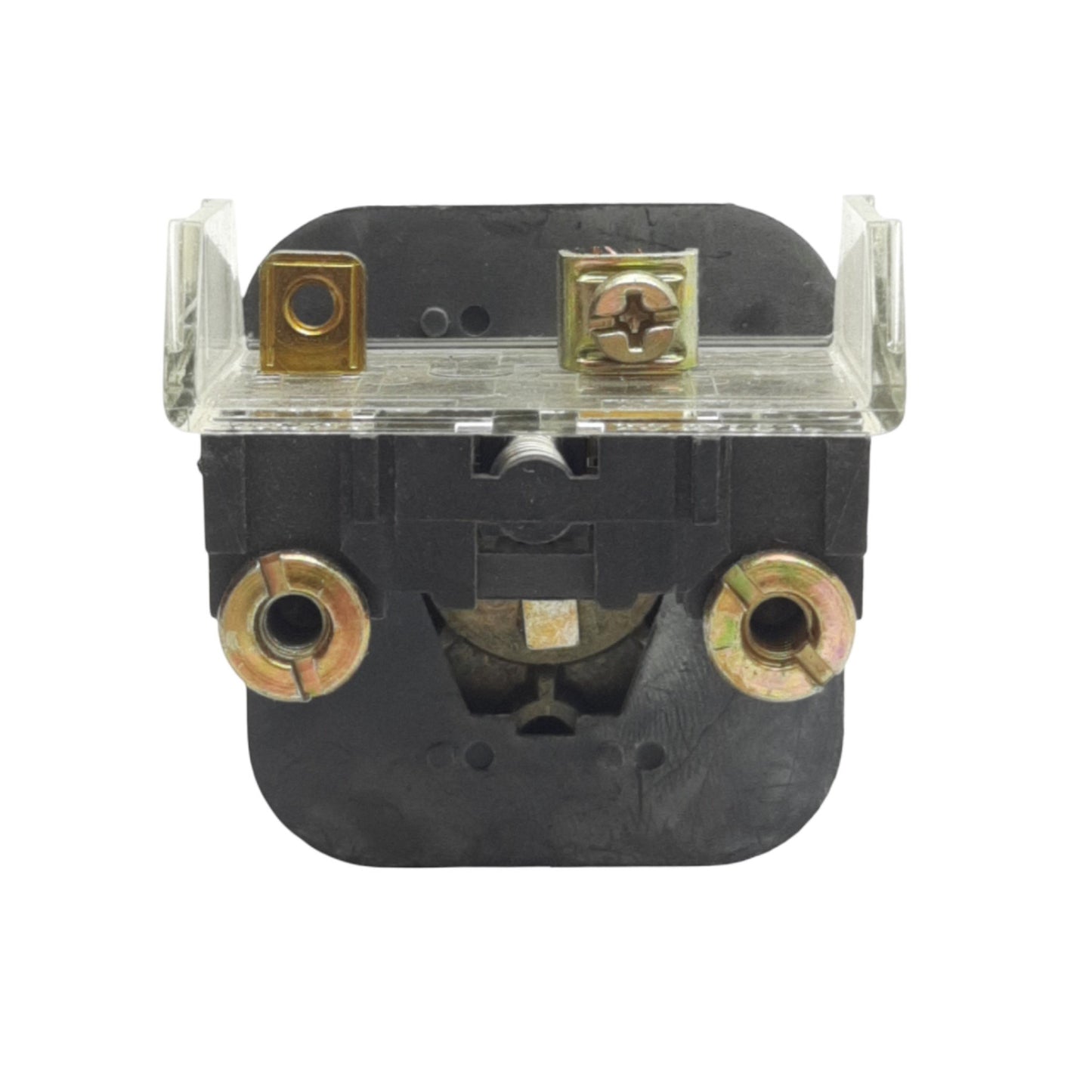 Used Allen Bradley 800T-D9D2 Yellow Mushroom Head Push Button ø30mm, 1NC, 600V, 10A